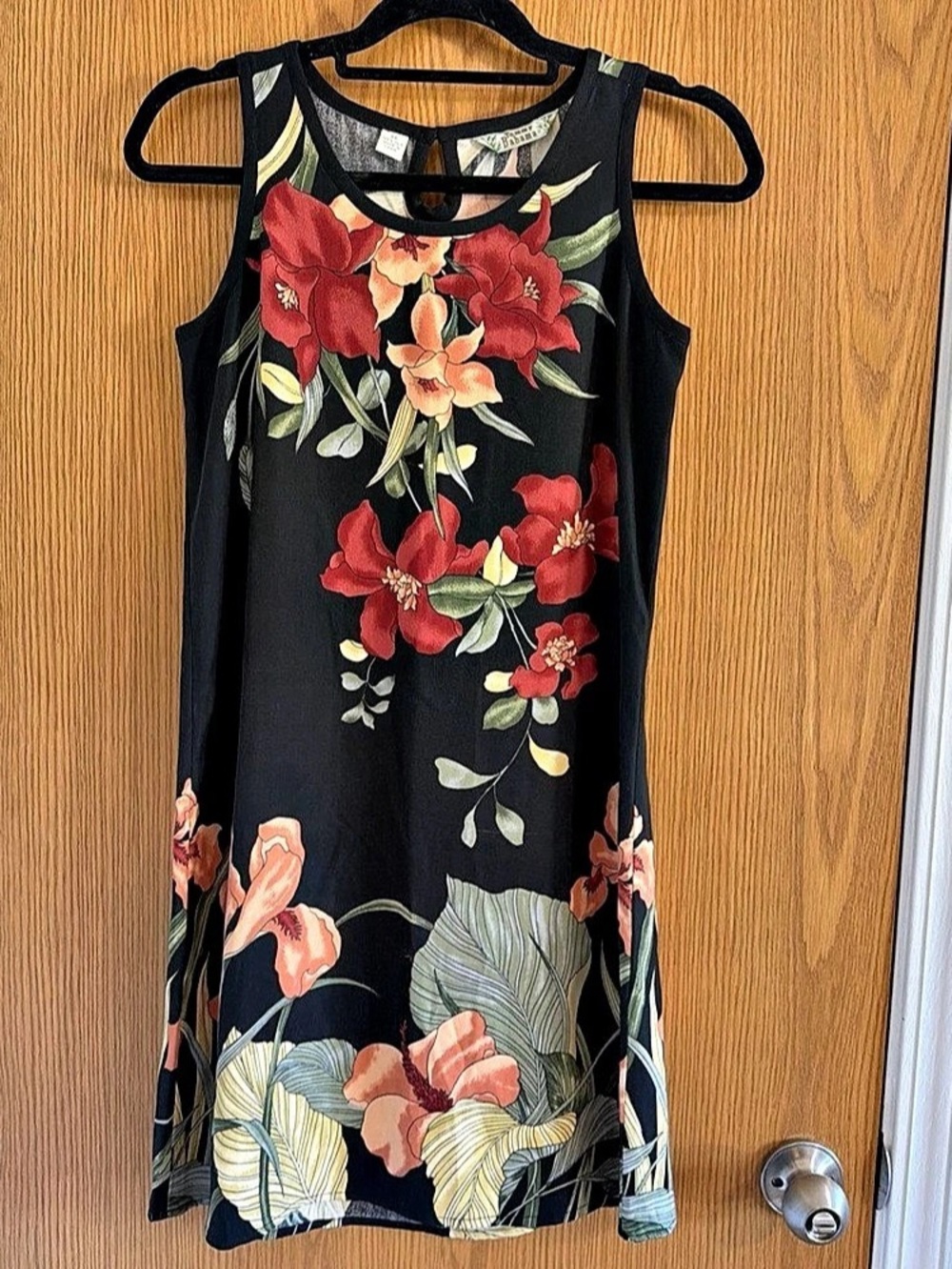 Tommy Bahama Vintage 100% Silk Floral Fresco Sleeveless Tank Dress Women’s XS